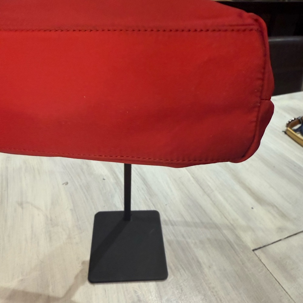 Prada Nylon Red Tote Bag-Authentic - Picture 5 of 16